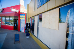 Mildura businesses’ windows smashed