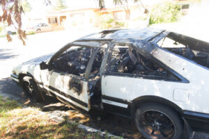 Early morning car fire investigated