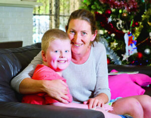 Family pushes forward, with luck and love