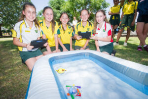 Robots hit Mildura South Primary School pool