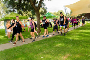 Fun family walk for mental health