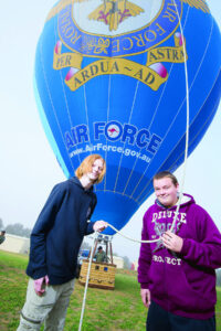 Personal ambitions take off on balloon day