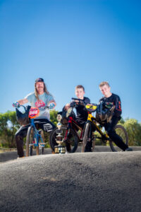 Accolades for BMX trio’s dedication