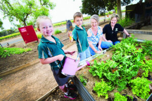 Garden helps children grow