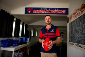 Nangiloc stalwart Ben Mansell reaches 300 mark