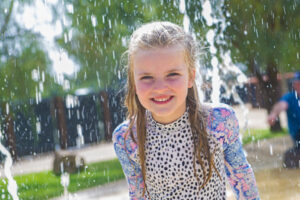 Making a splash on hot Mildura day