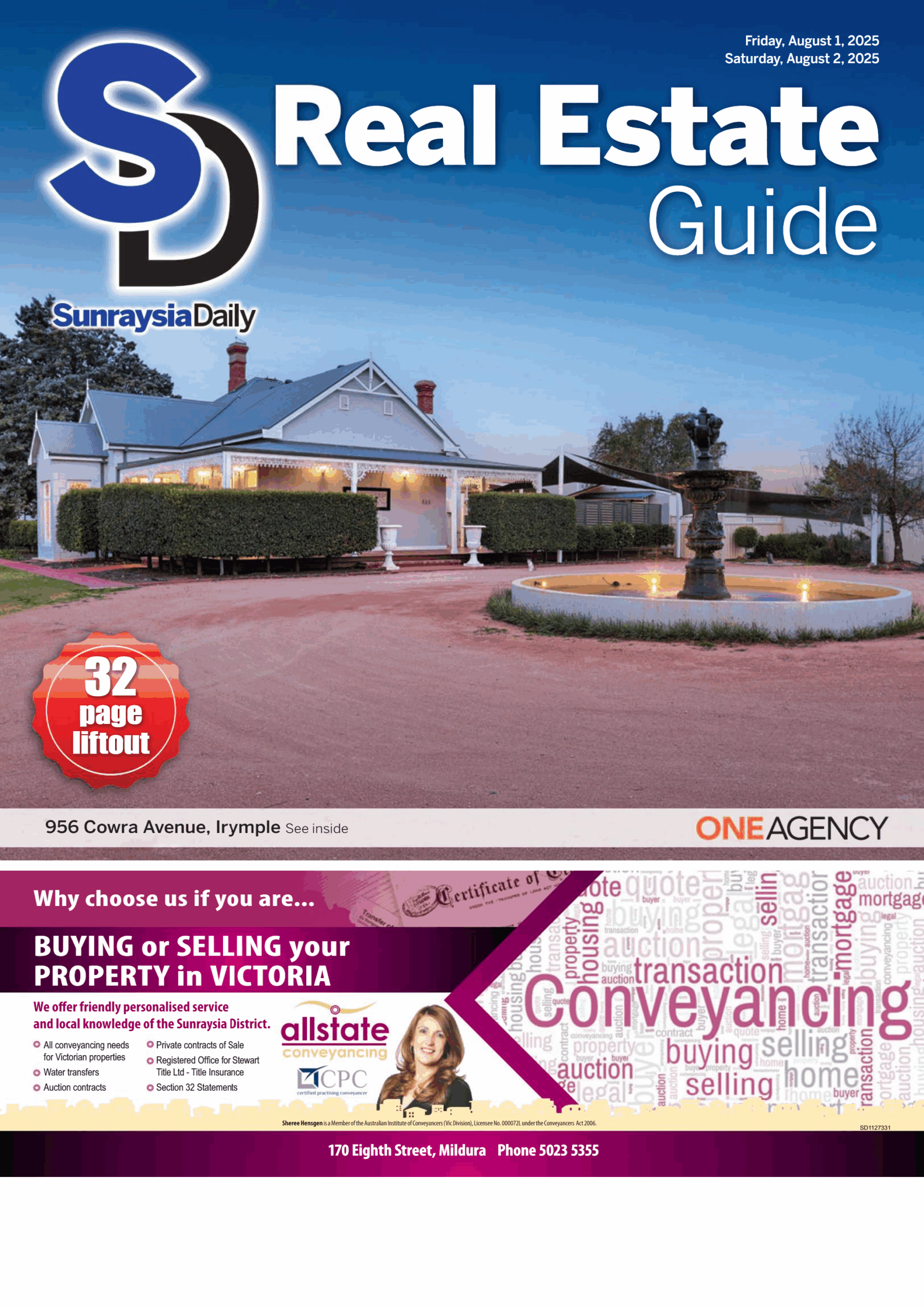 Sunraysia Daily Real Estate Guide – August 2nd 2025