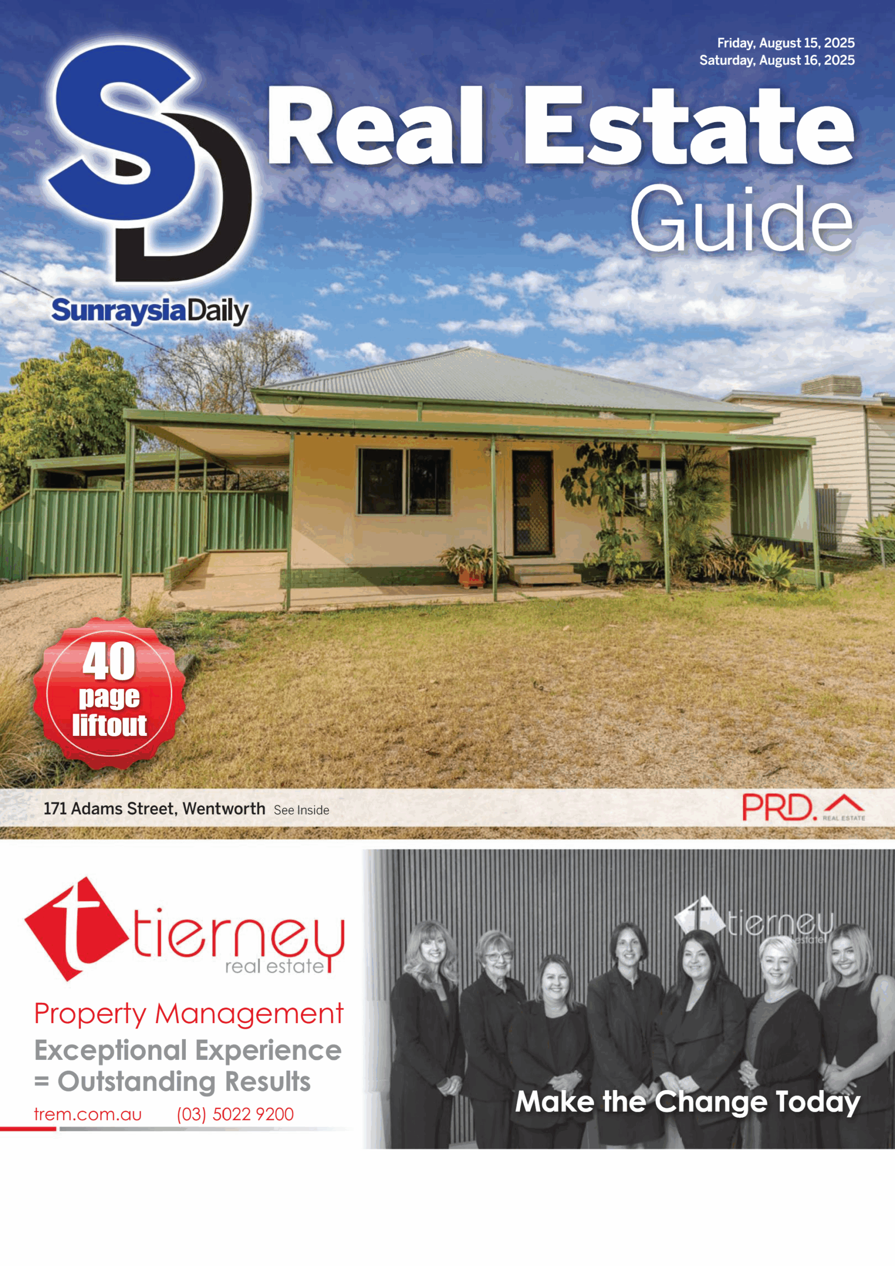 Sunraysia Daily Real Estate – August 15th 2025
