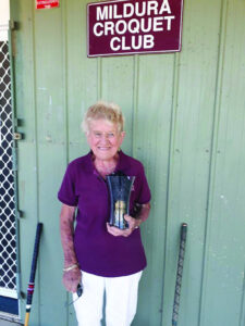 Croquet honour for Stella