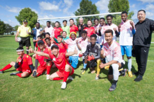 Feeling at home on the pitch