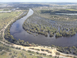 DRONE IMAGES: Apex Park flooded by the Murray