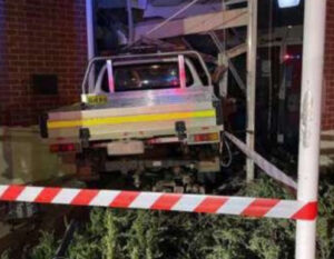 Vehicle crashes into Senior Citizens Club