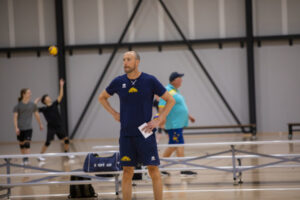 Local volleyballers train with Olympian