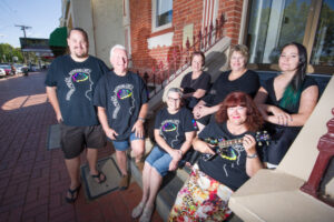 Singers in full voice for Walk Wentworth Sing