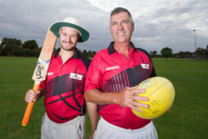 Former Geelong and Hawthorn footballer Austin McCrabb takes on Willowfest