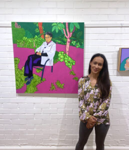 Artist’s work close to heart and home