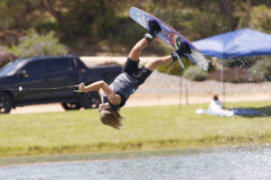 Making waves at the lake