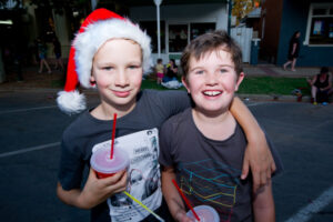 Santa makes a splash at Wentworth Christmas Eve party