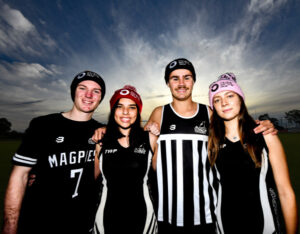 Magpies stand together on mental health message