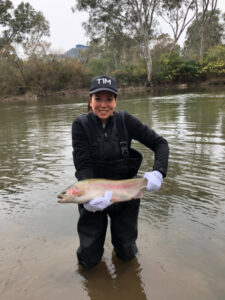 Little anglers can hook big trout