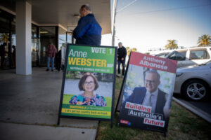 Voters turn out for pre-poll