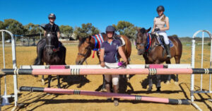 Equestrian contenders saddle up