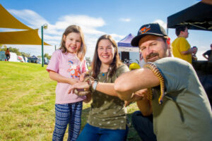 Sun shines over new site