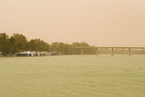 Winds spread Mallee dust far and wide
