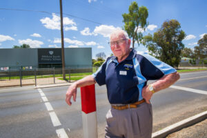 At 87, lollipop man Frank Dart says it’s time to stop