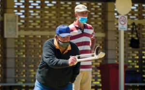 Bowls around the greens