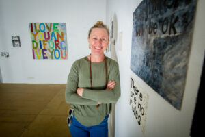 Mel Castleman’s experimental art exchanges messages