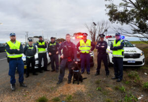 Road runner snared during three-state police blitz