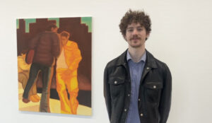Paintings showcase men’s quiet moments