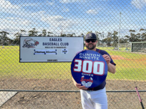 Pitcher hits 300 games