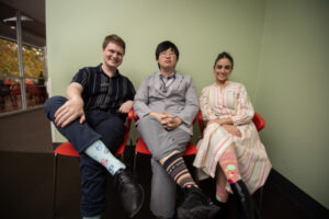 Docs don crazy socks for serious cause