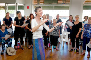 Choir in full voice for Sing event