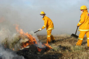 Spring alert on hay fires