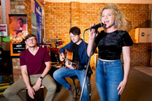 Acoustic creatures playing a new beat