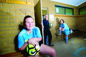 Girls find their own space