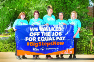 Childcare workers demand more pay