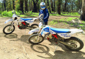 Forest road patrols revving up