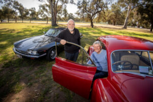 Jag car club on the hunt