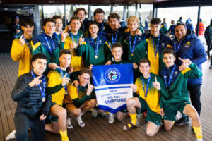 Sunraysia soccer boys kick the sweep