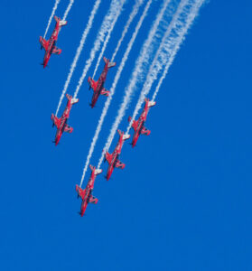 Airshow team on cloud nine