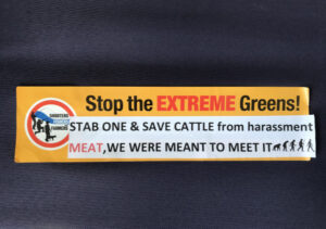 Sticky mess: Police investigate violent ‘stab’ Greens sticker in Mildura