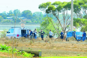 Police swoop on block full of goods