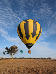 Homemade balloon up to the task