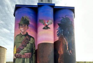 Walpeup’s silo mural unveiled