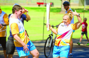 Two hand over in style