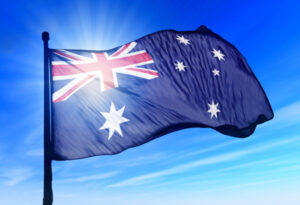 Wentworth unfurls the flag for Australia Day